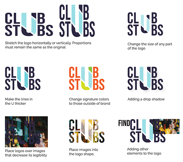 ClubStubs logo usage mistakes to avoid