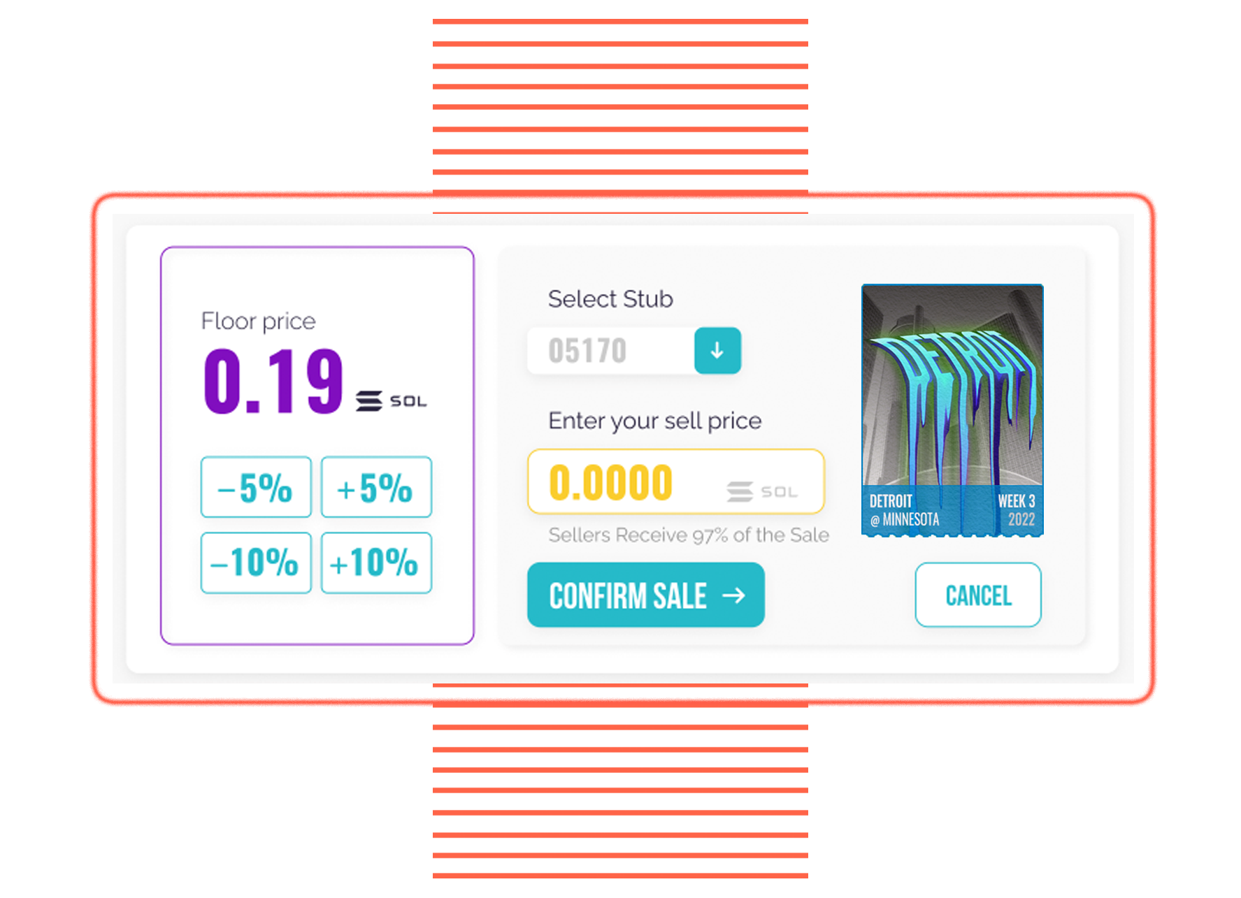ClubStubs seller module screenshot